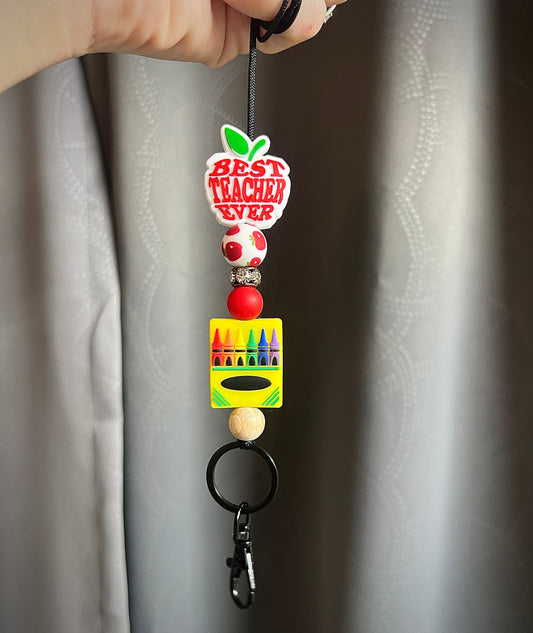Best Teacher Crayons Teacher Lanyard