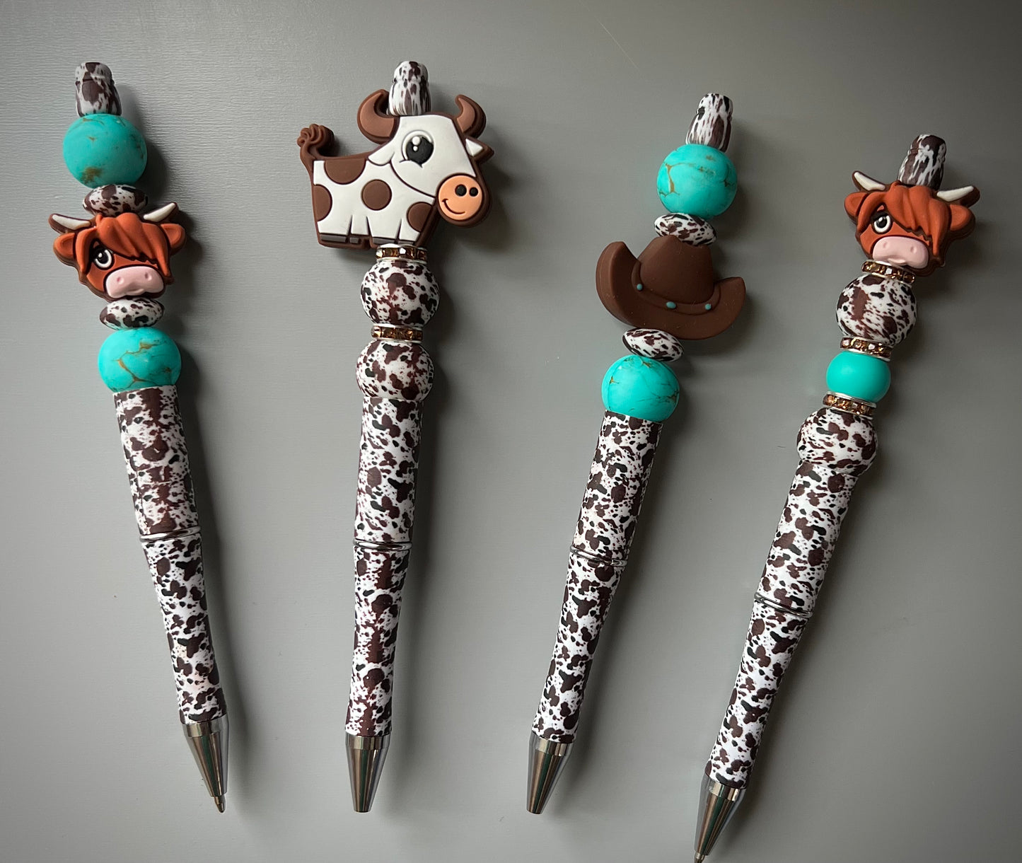 Brown Cow Print Pen