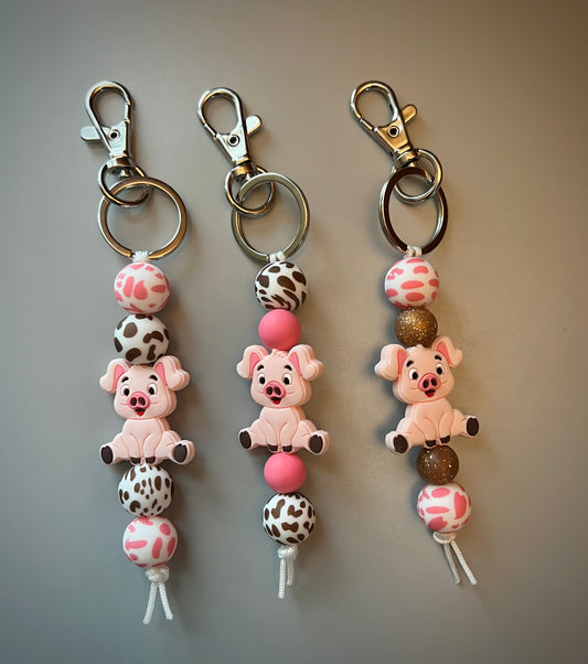 Pig Straight Keychain