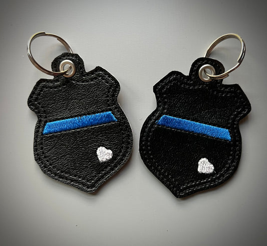 Thin Blue Line Keychains