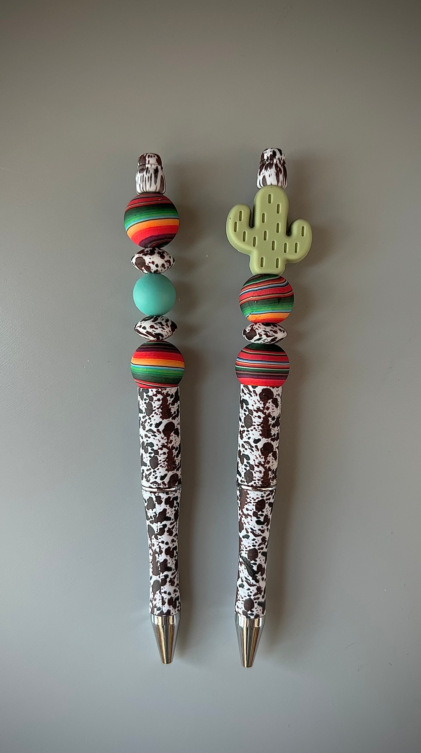 Brown Cow Print Serape Pens