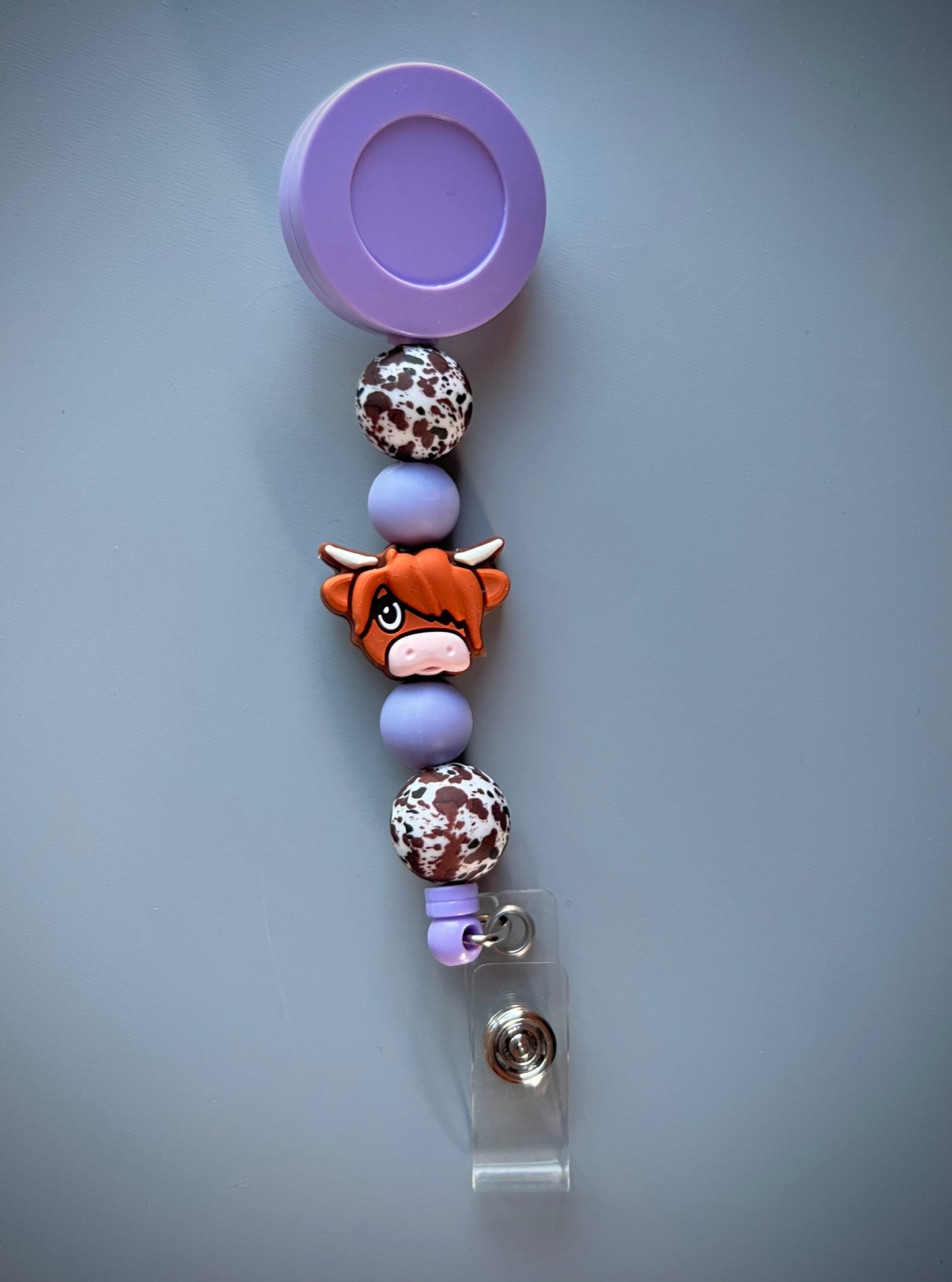 Lavender Highland Badge Reel