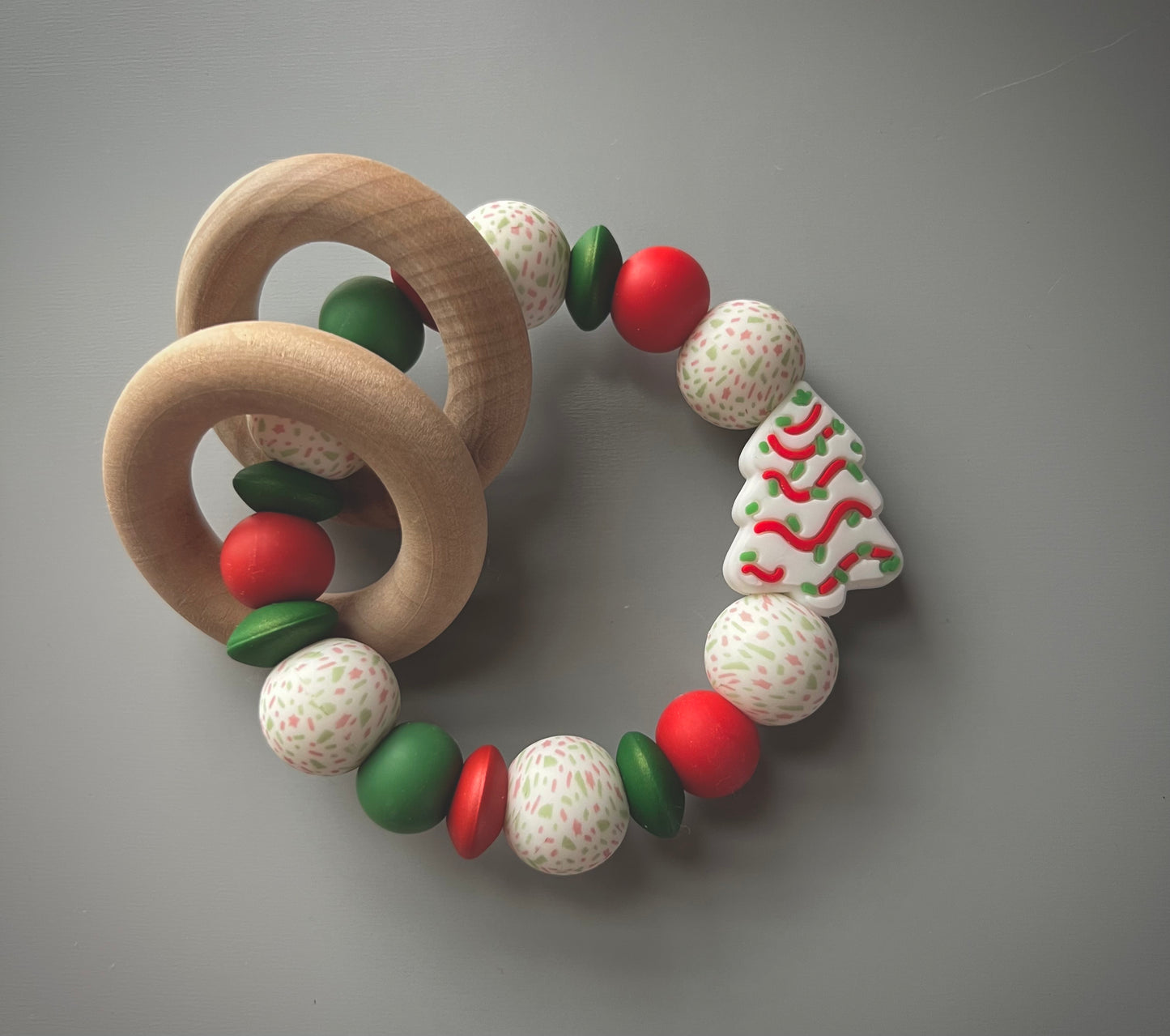 Christmas Tree Teether Rattle