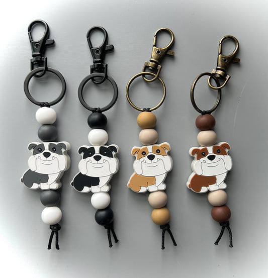 Bulldog Keychain