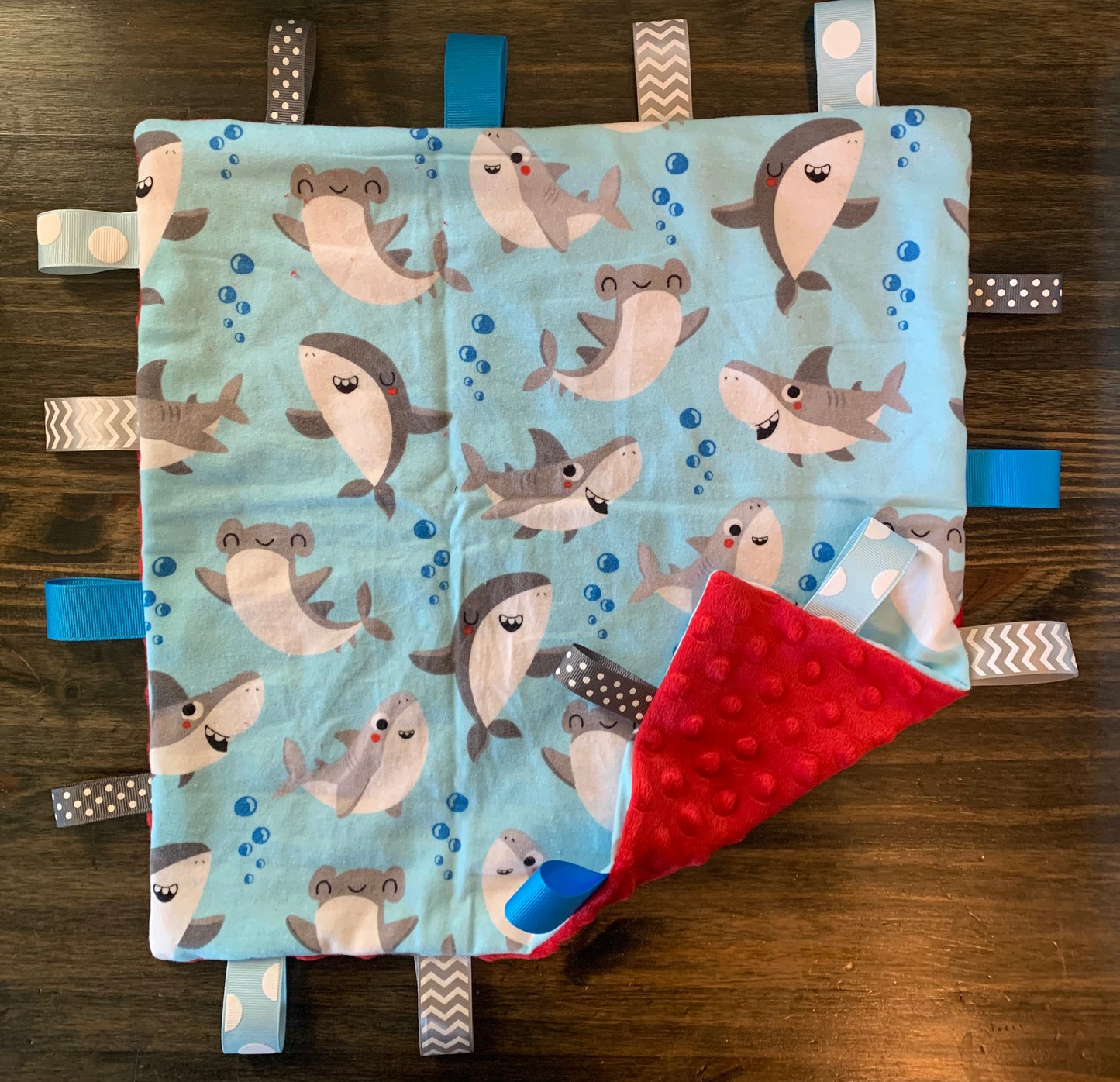 Shark Taggie Blanket