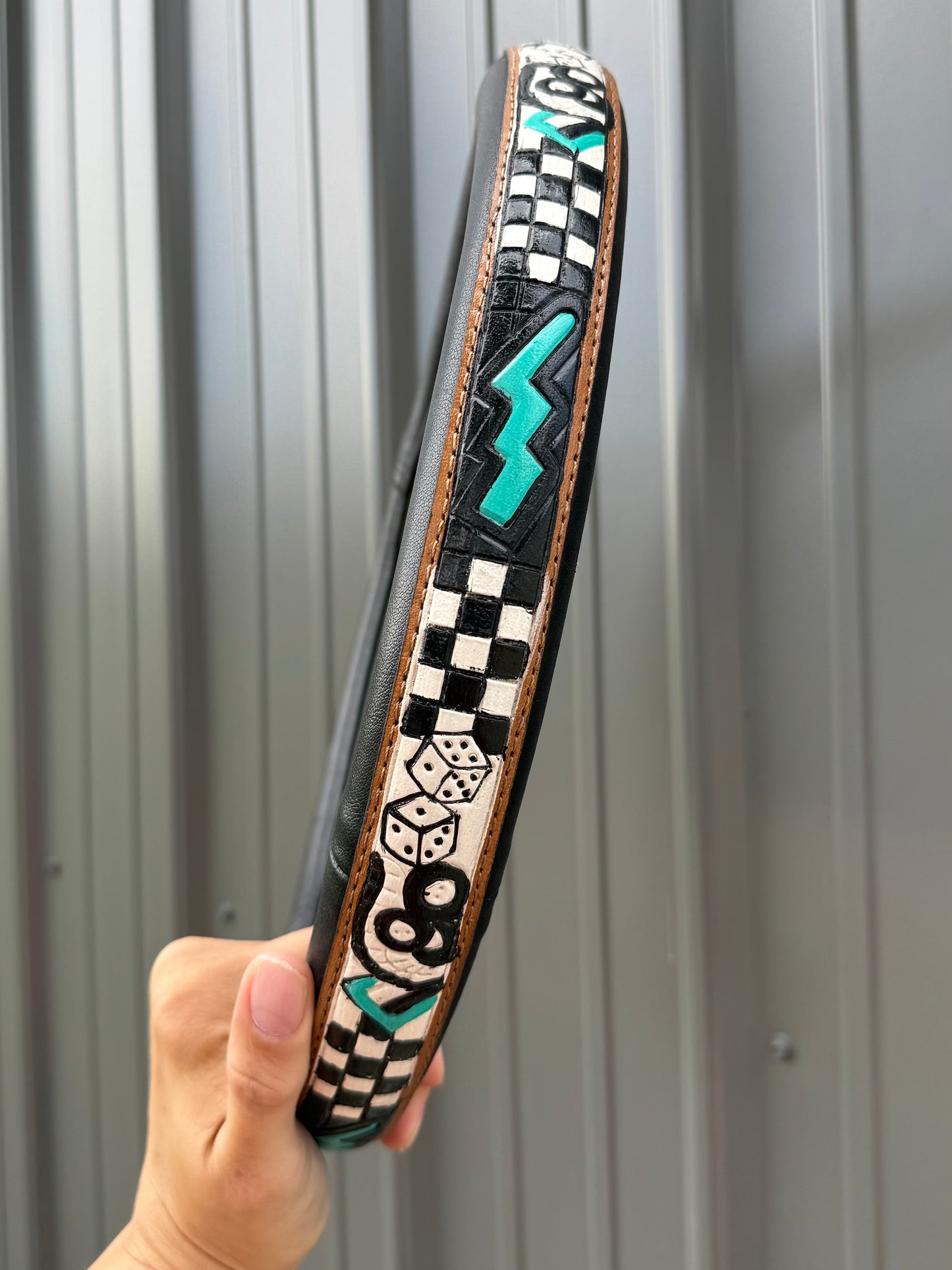 Genuine Leather Steering Wheel Cover