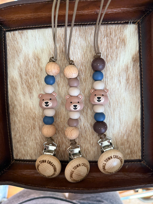 Teddy Bear Pacifier Holder