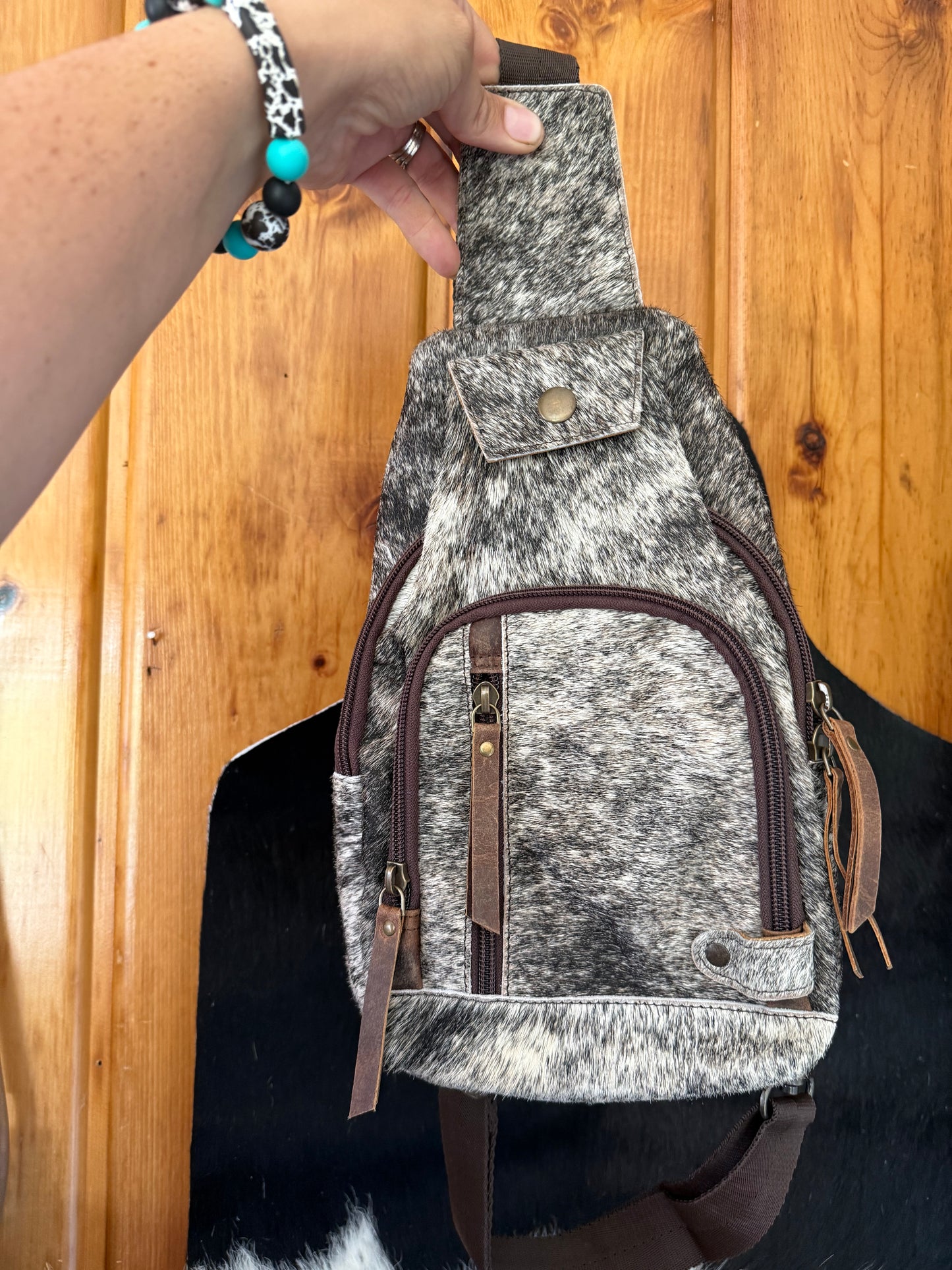 Cowhide Sling Bag