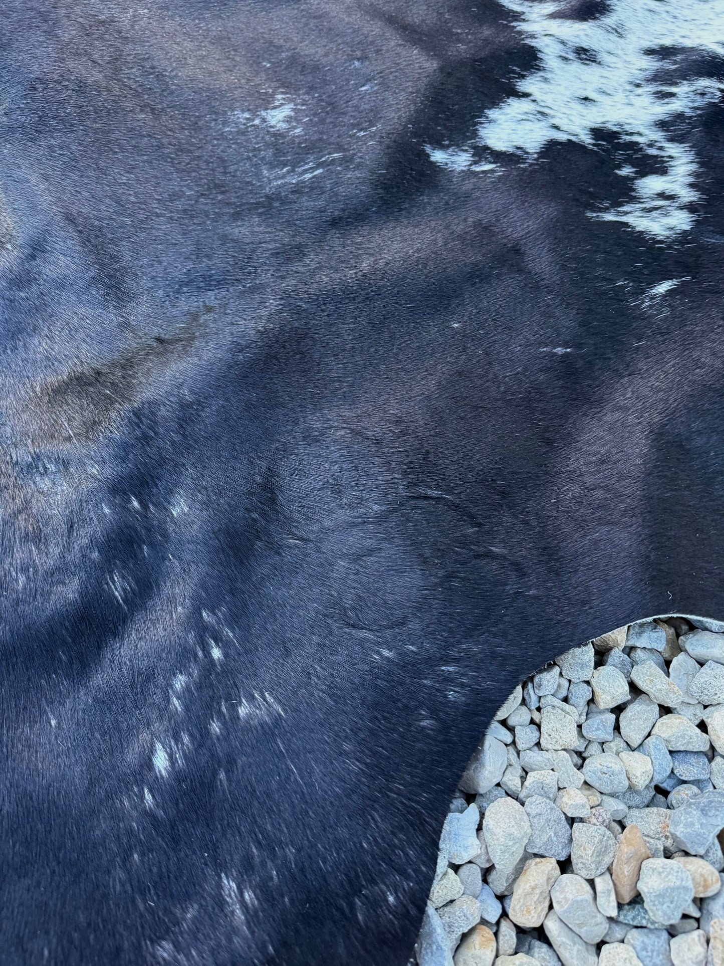 Jumbo Genuine Brown Cowhide Rug #11