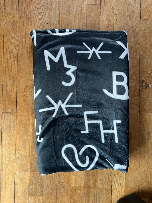 Ancho Black Ranch Twin Throw Blanket