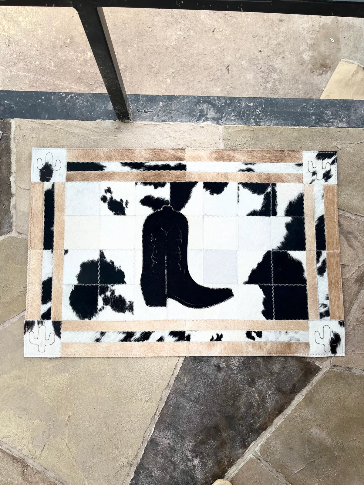 Genuine Cowhide Door Mat