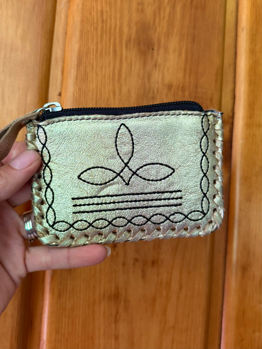 Metallic Gold Coin Purse
