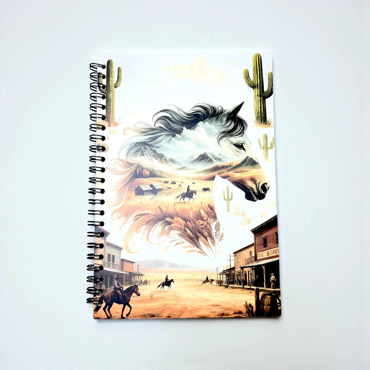 Spiral Western Notebook