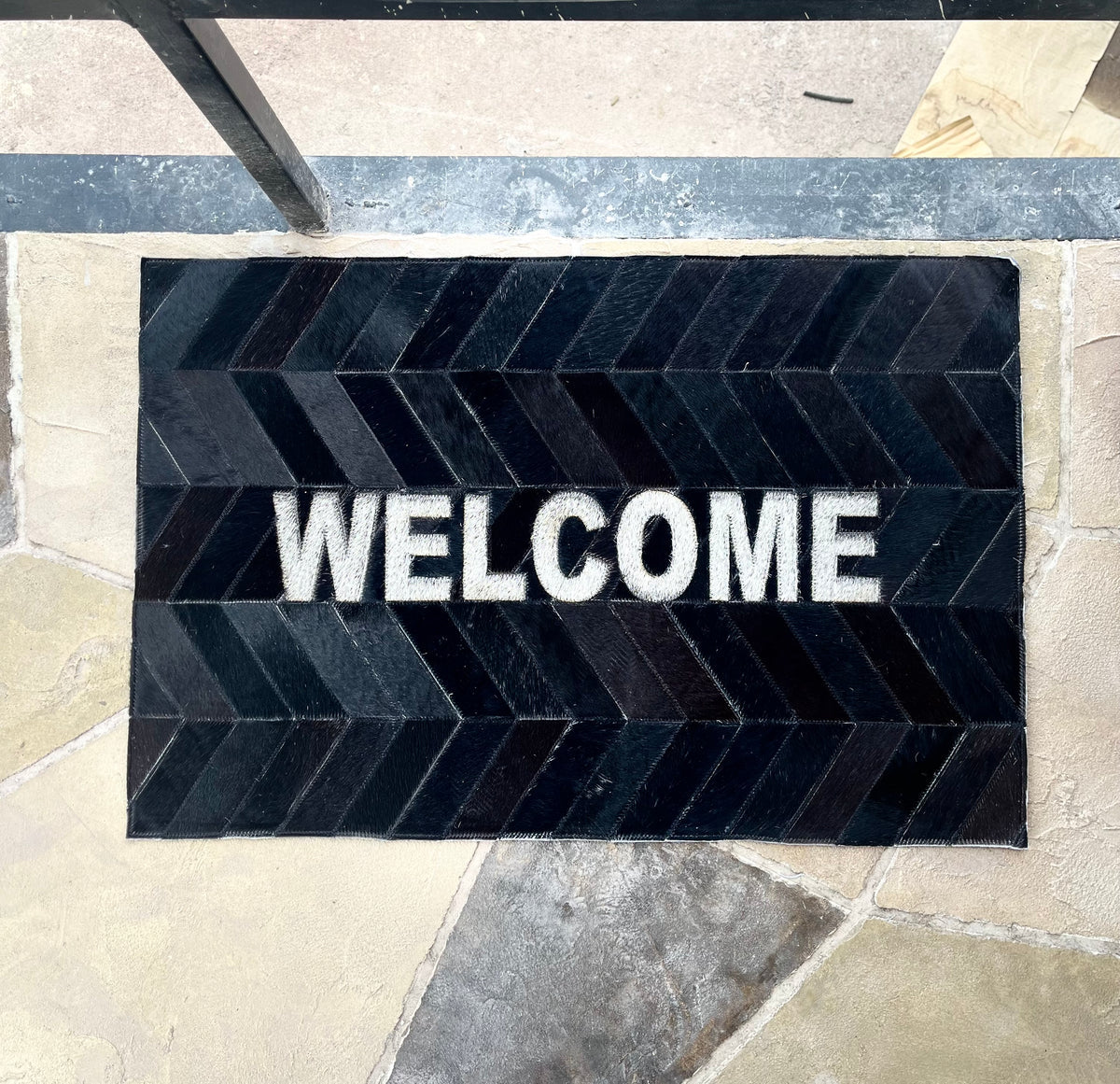 Genuine Cowhide Door Mat