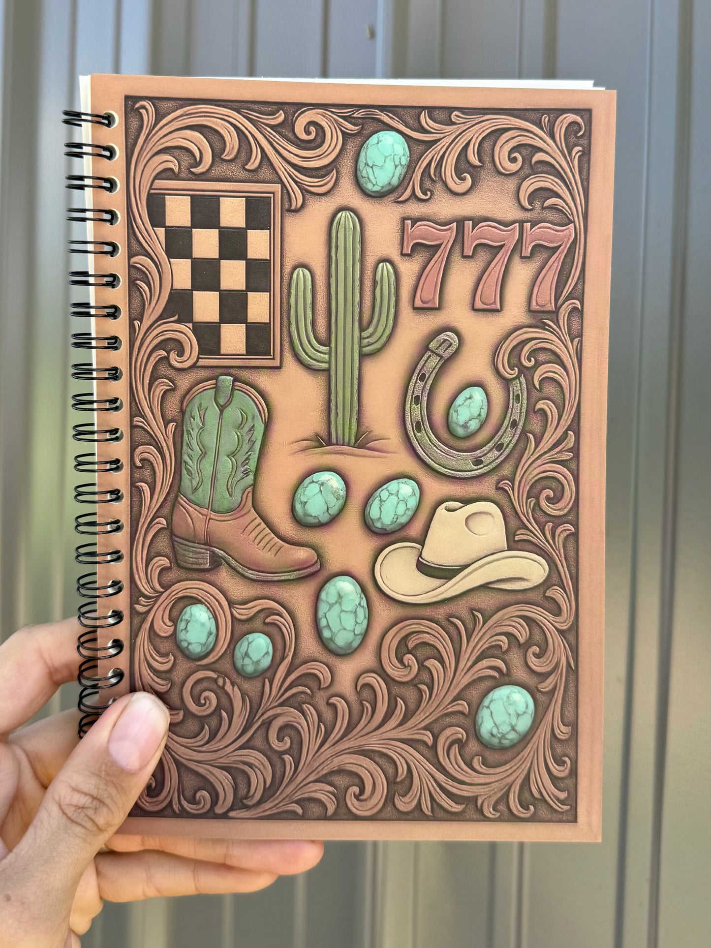 Spiral Western Notebook