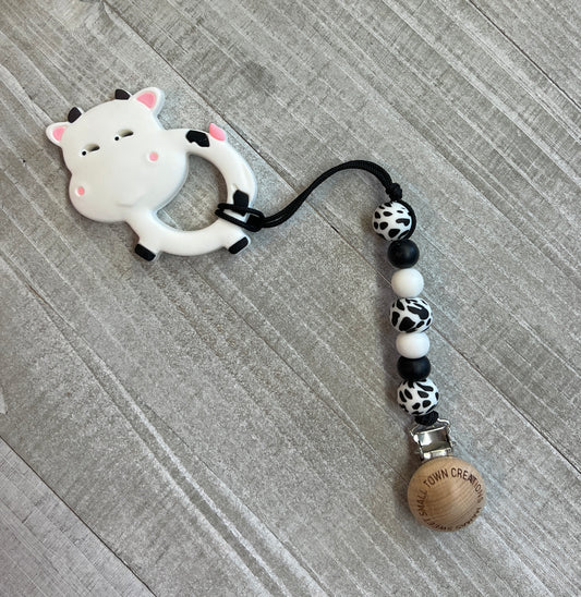 Happy Cow Teether Clip