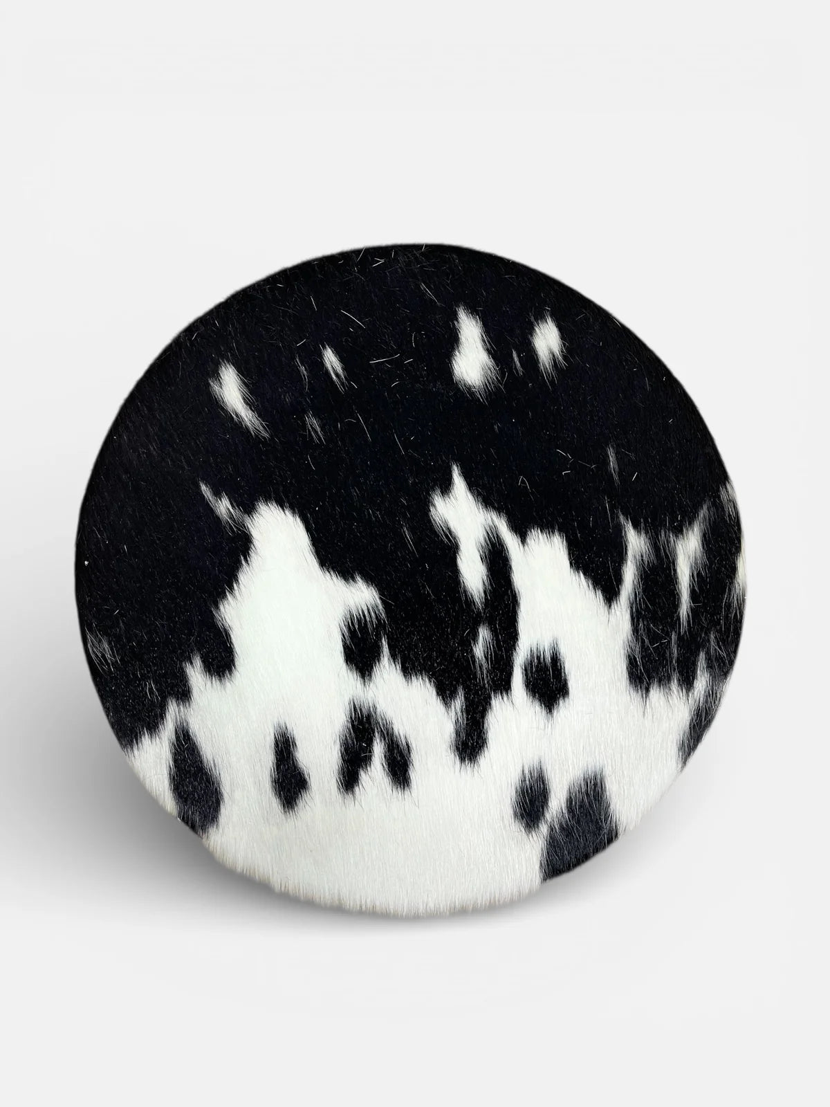 Black Cowhide Turntable Lazy Susan