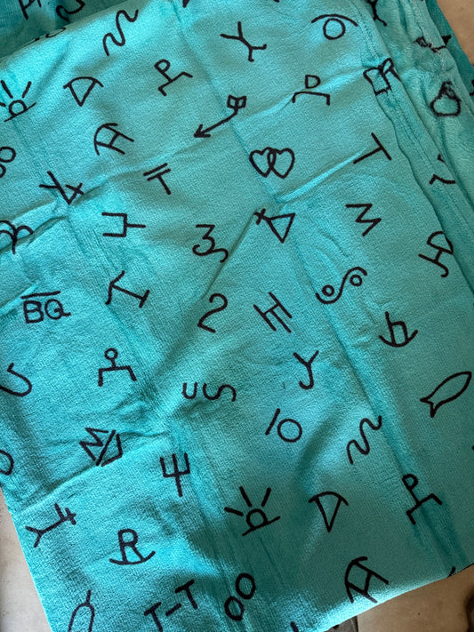 Turquoise Brands Plush Thin Queen Blanket