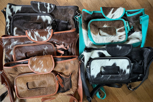 Genuine Cowhide Stroller Bag