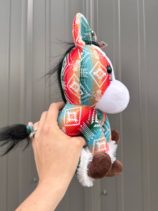 Serape Aztec Horse Plushie