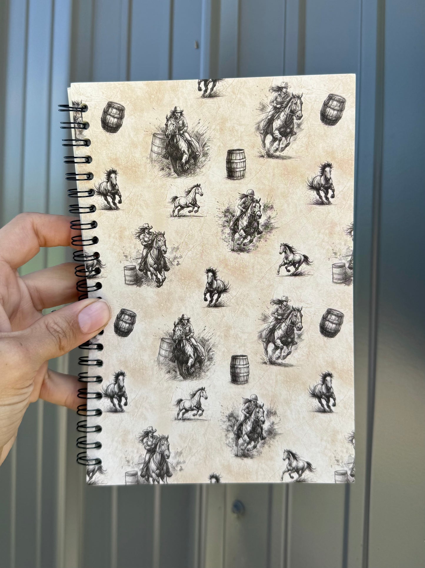 Spiral Western Notebook