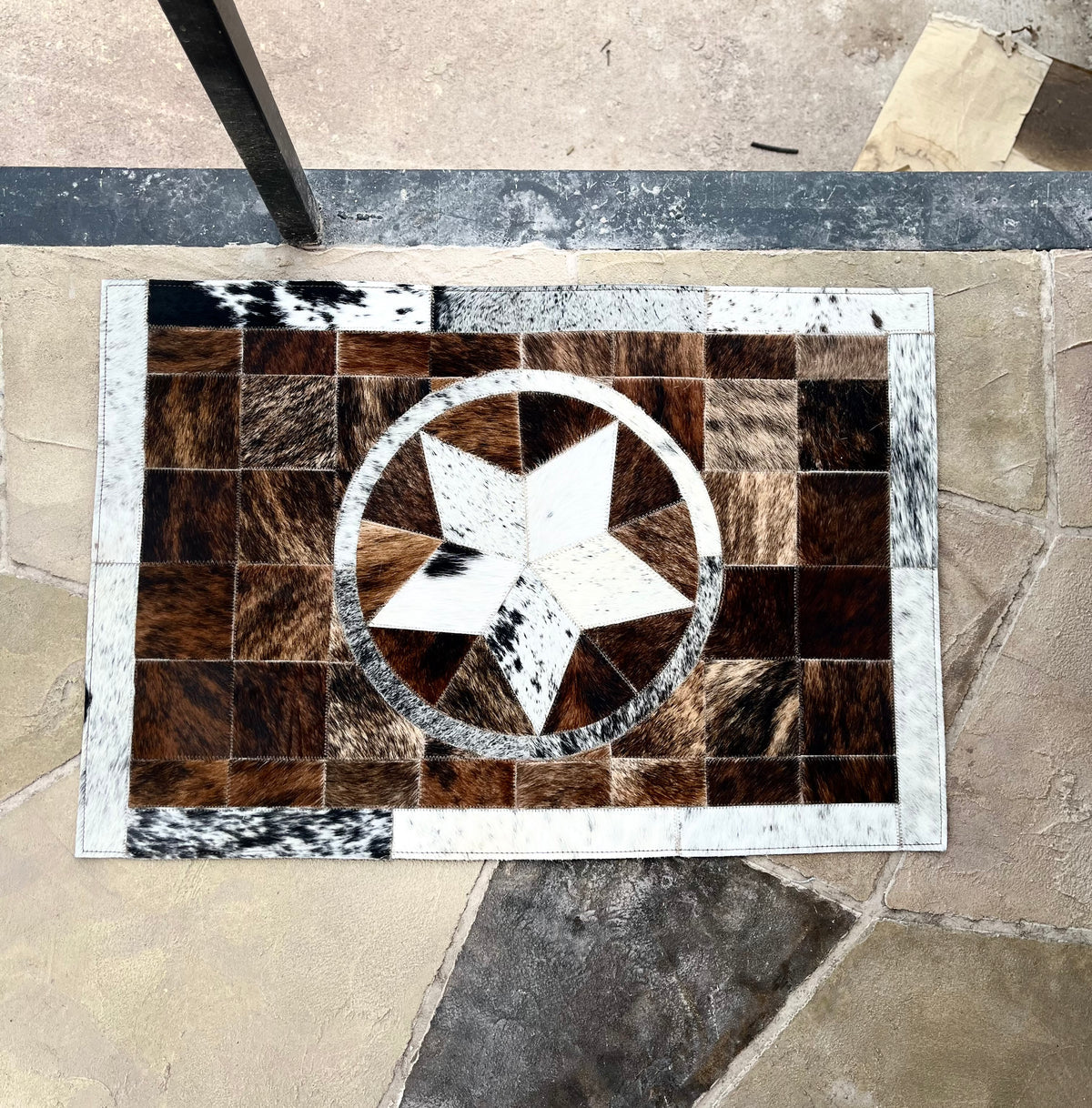 Genuine Cowhide Door Mat