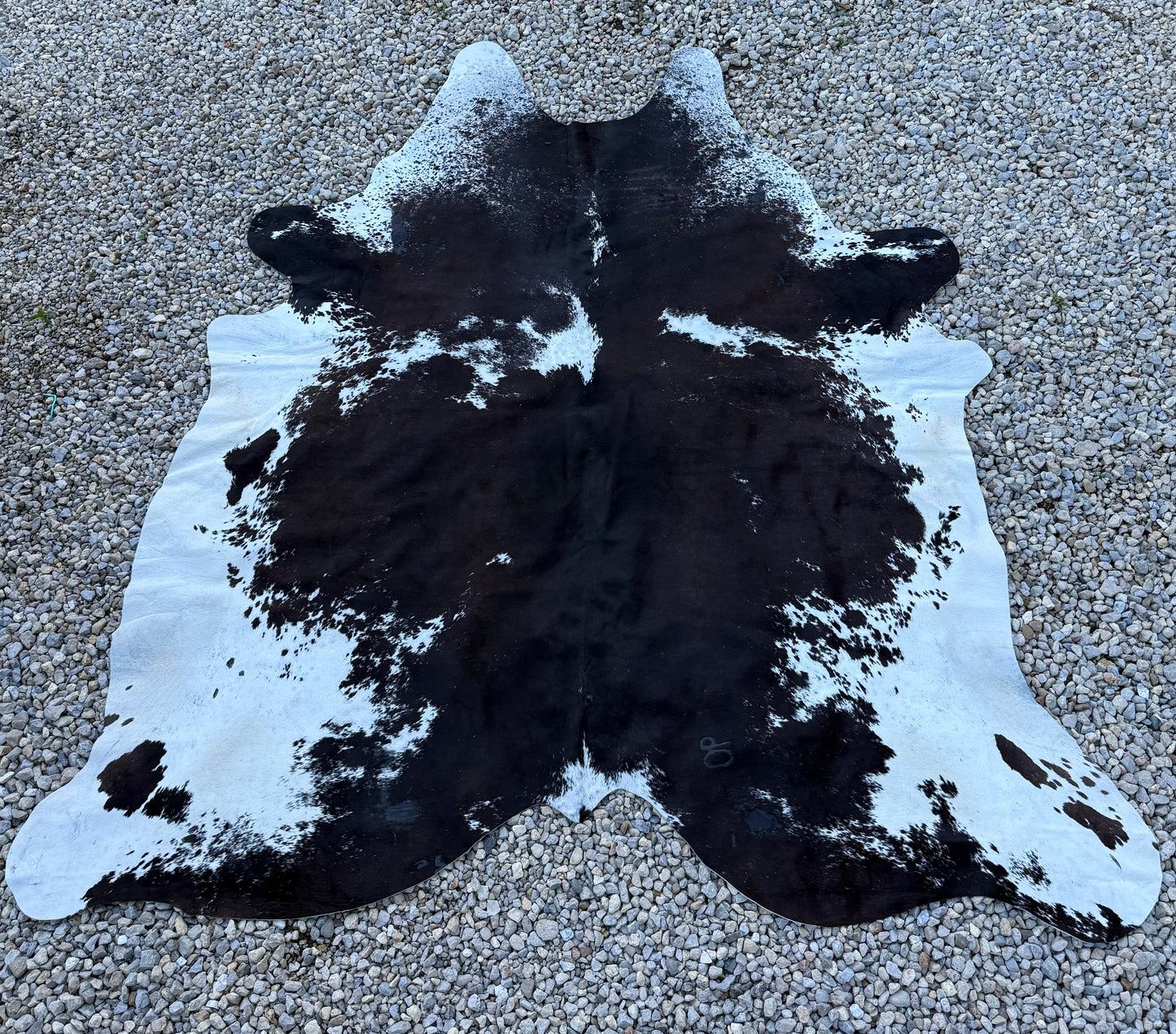 Jumbo Genuine Brown Cowhide Rug #12