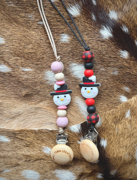 Snowman Pacifier Holder