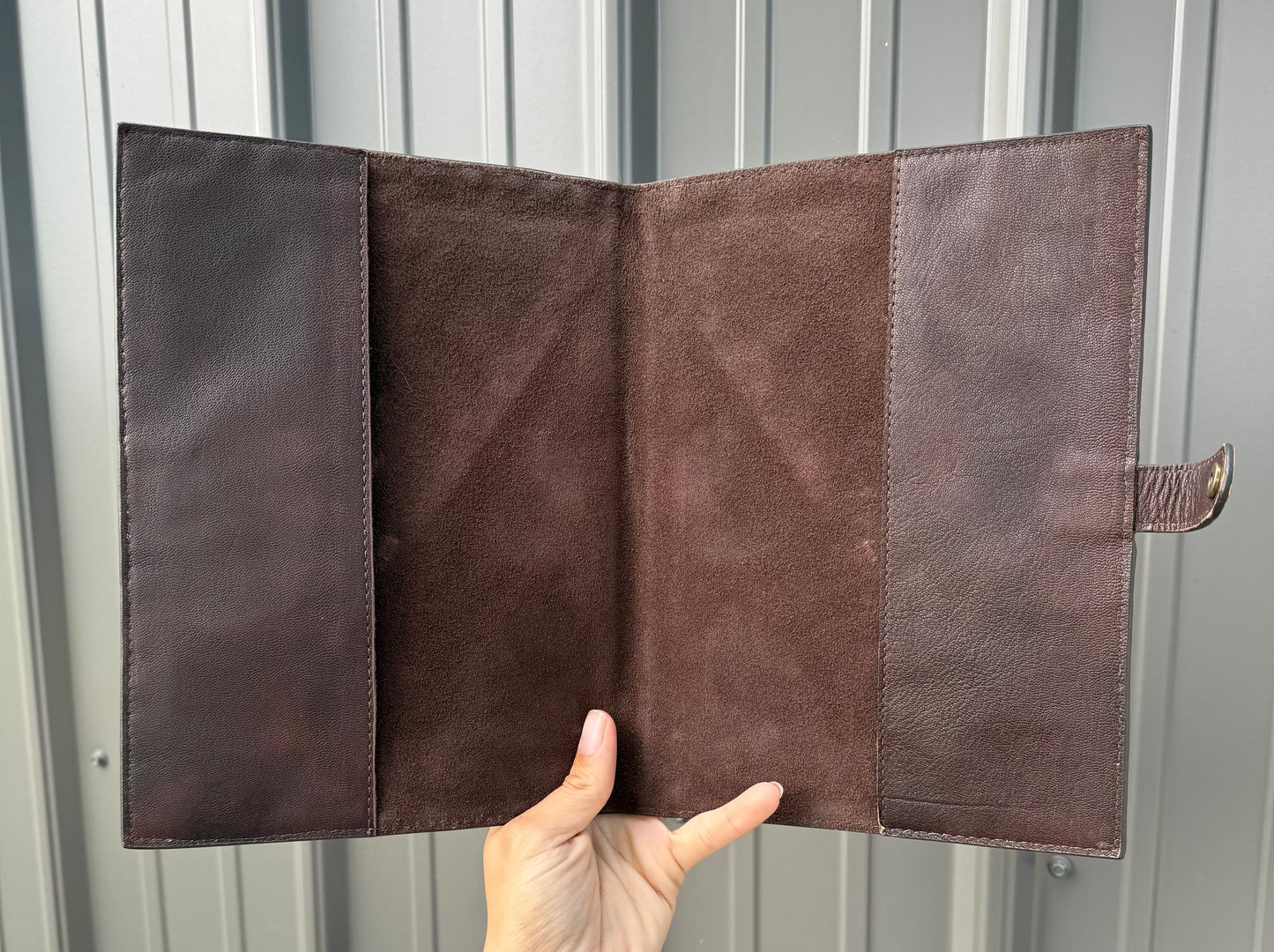 Genuine Cowhide Tooled Leather Bible Cover
