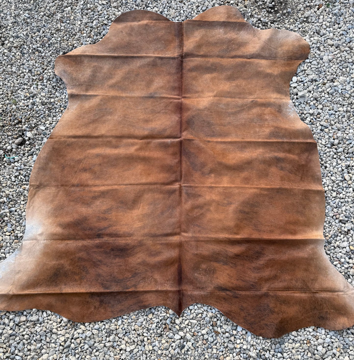 Jumbo Genuine Brown Cowhide Rug #4