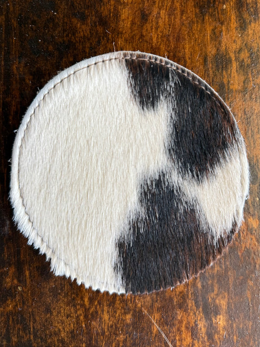 Genuine Cowhide Coaster
