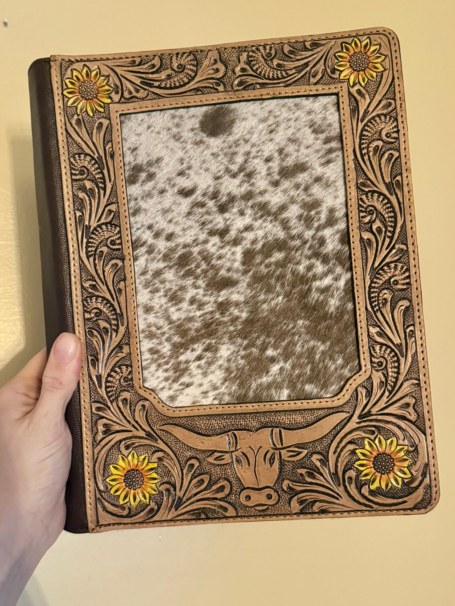 Genuine Leather and Cowhide Planner Folders