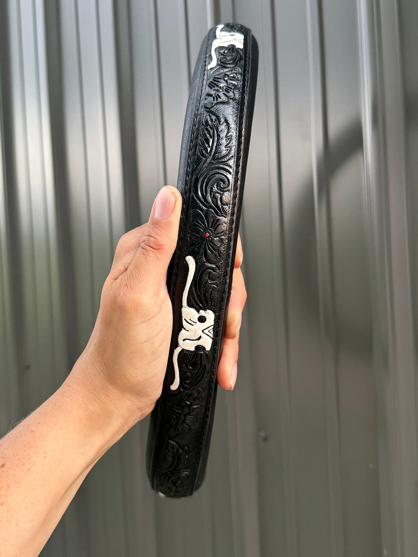 Genuine Leather Steering Wheel Cover