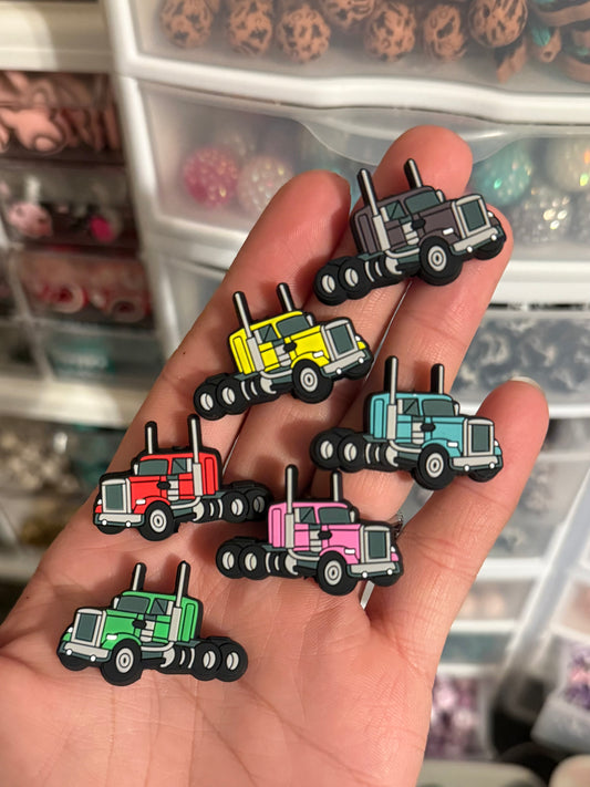 Semi Dad Keychain