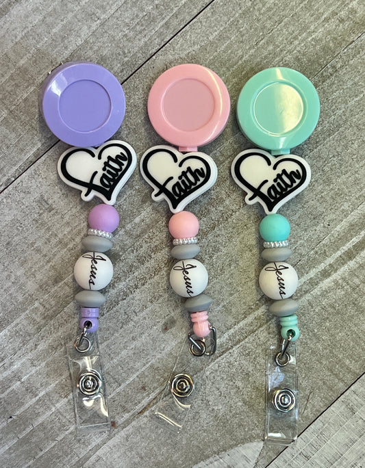 Faith Heart Badge Reel (Front & Back)
