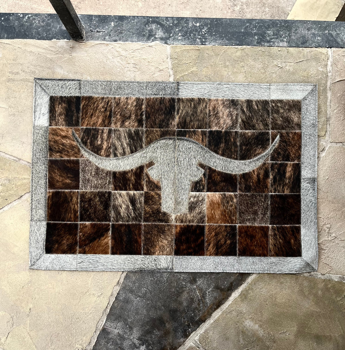 Genuine Cowhide Door Mat