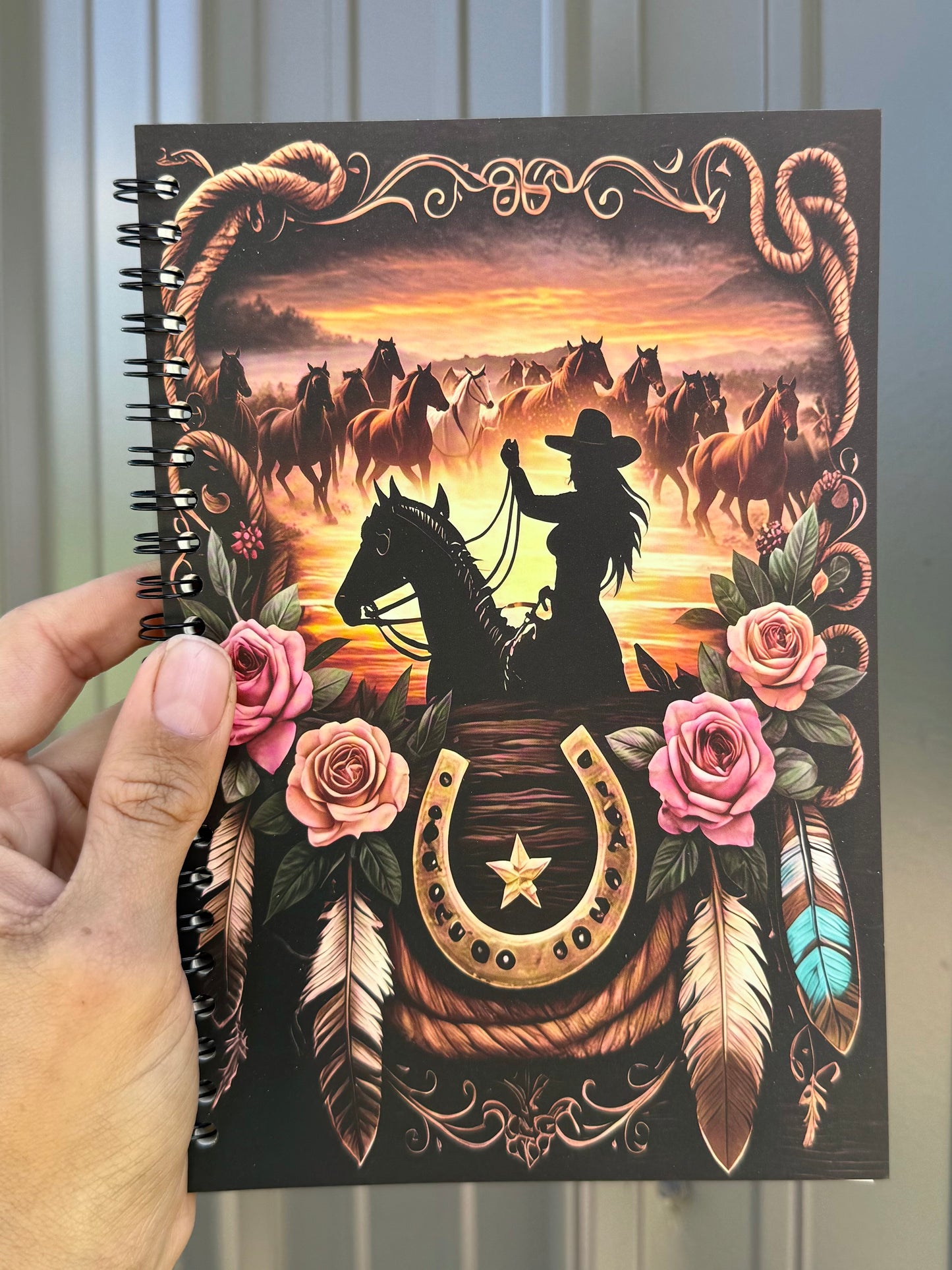 Spiral Western Notebook