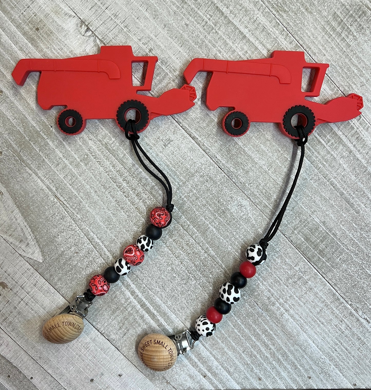 Red Combine Teether Set