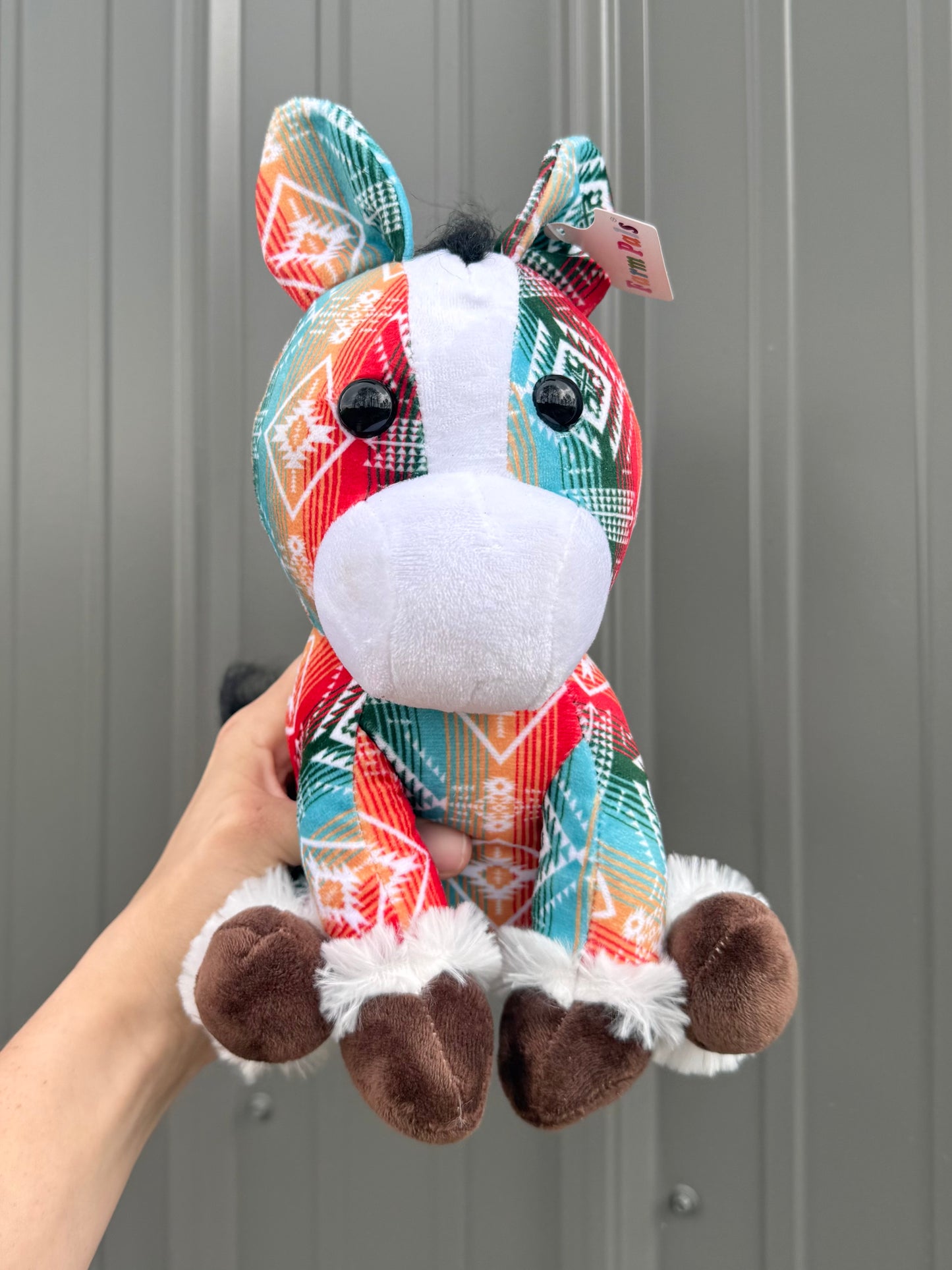 Serape Aztec Horse Plushie