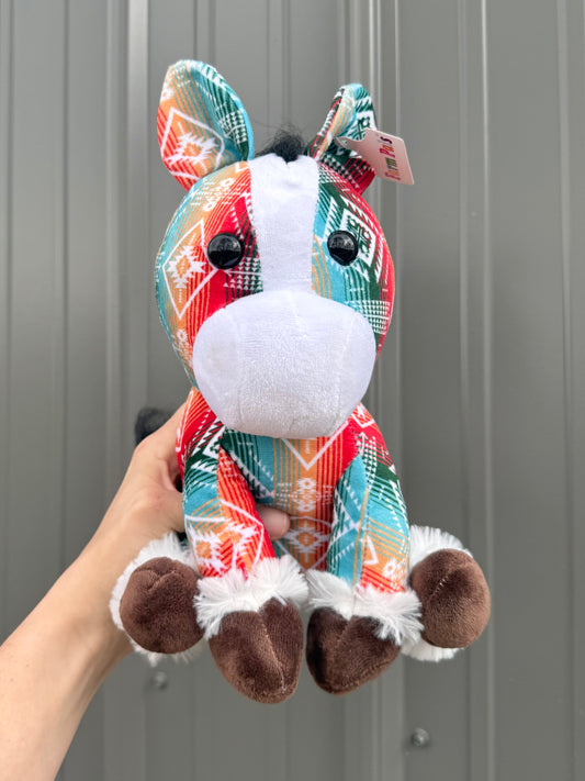 Serape Aztec Horse Plushie