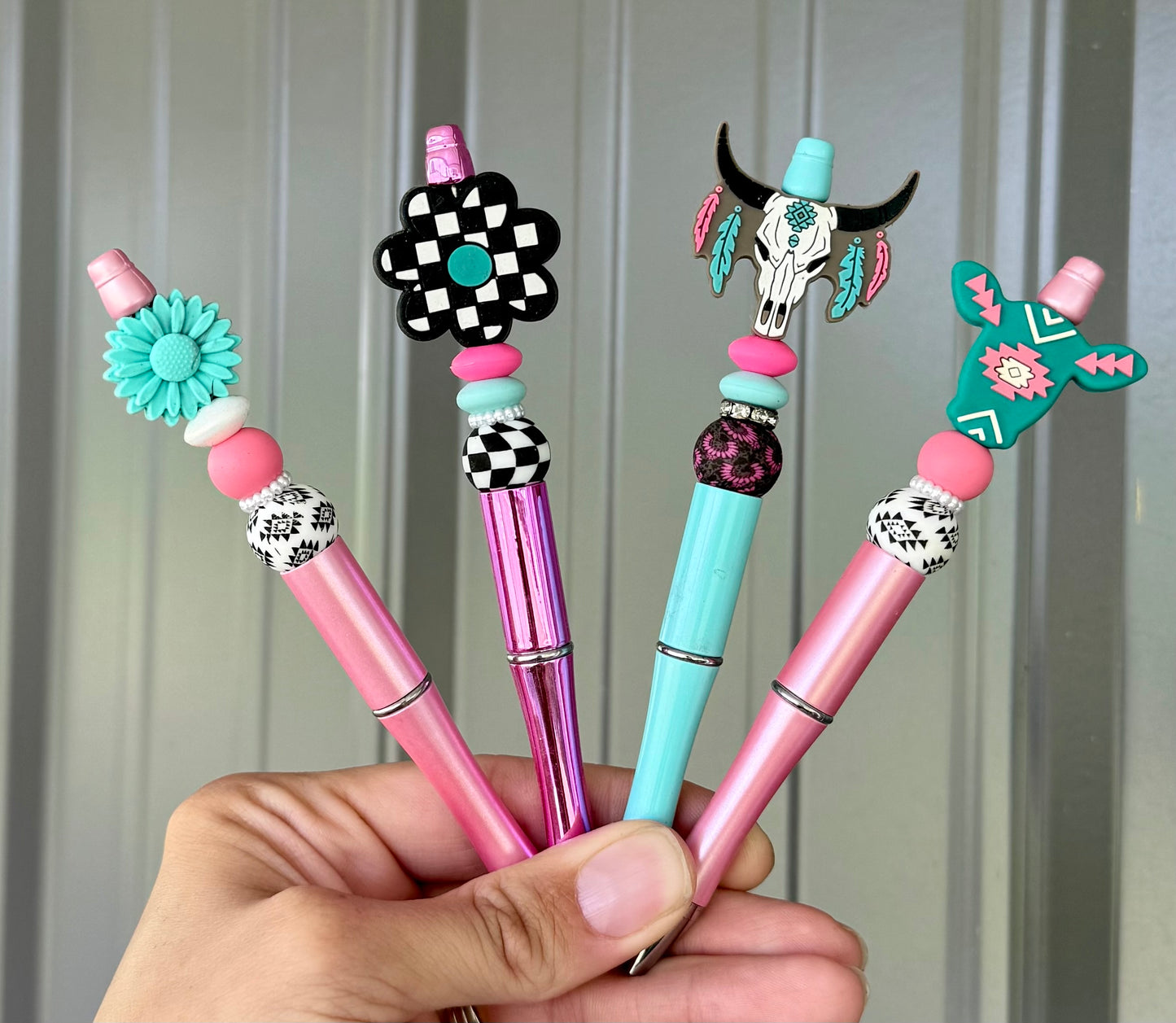 Pink Western Cow Pen