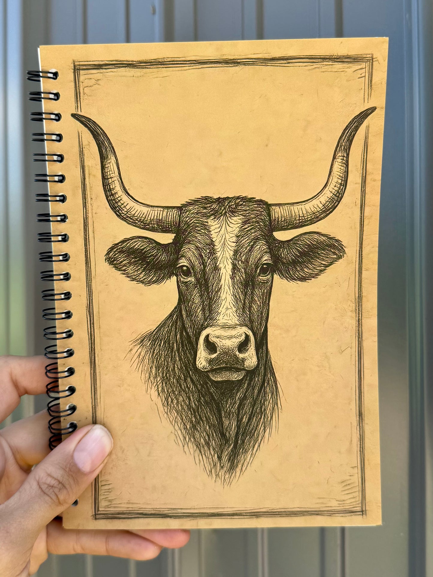 Spiral Western Notebook