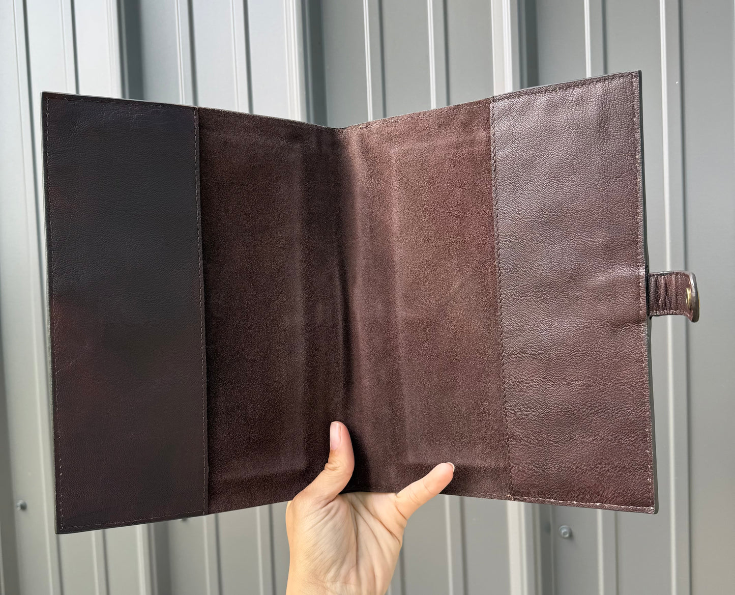 Genuine Cowhide Tooled Leather Bible Cover
