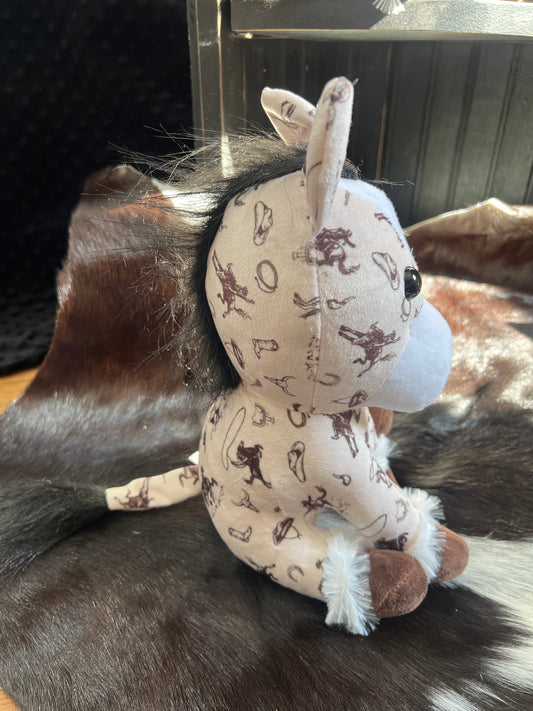 Western Cowboy Horse Plushie
