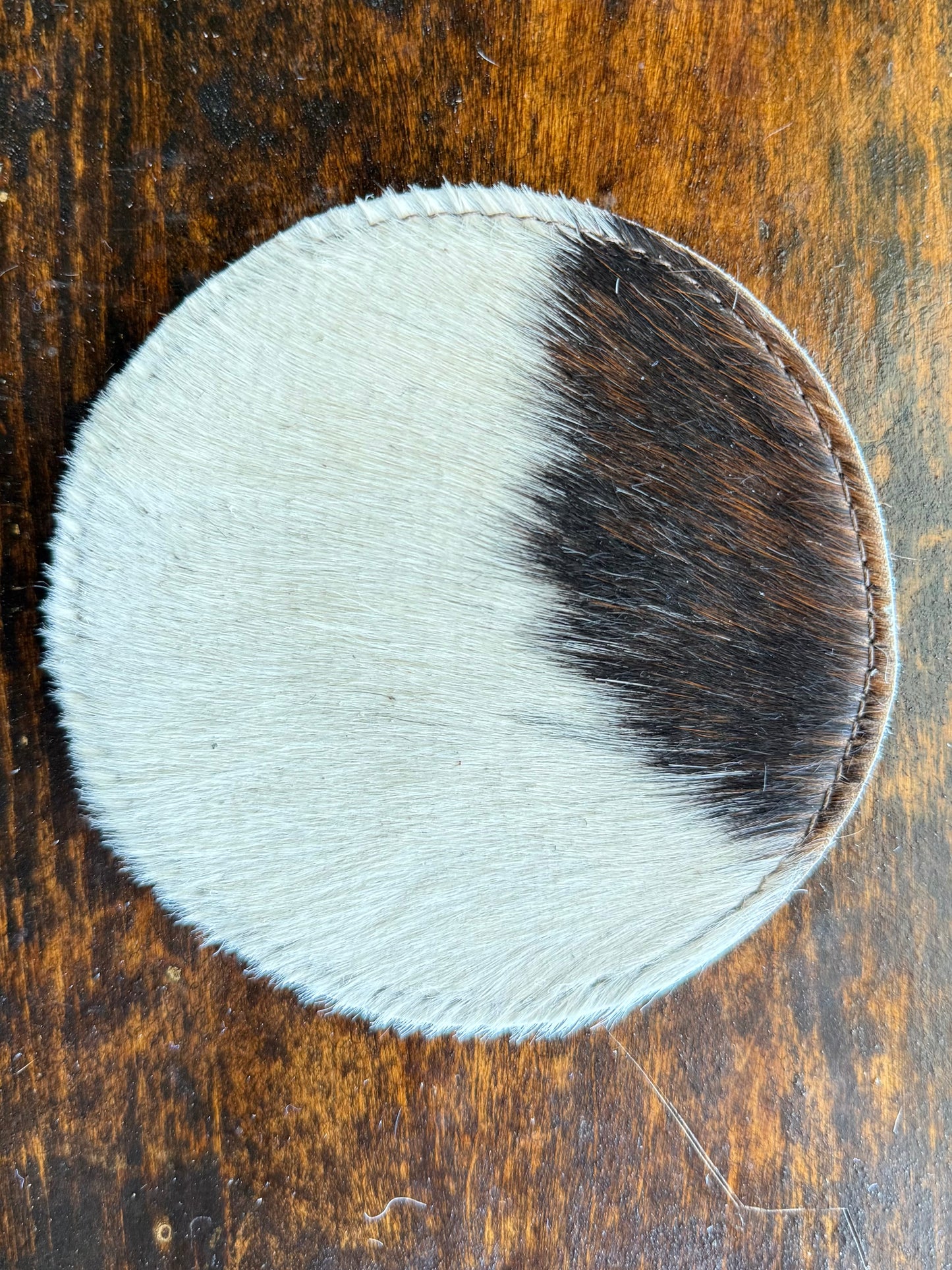 Genuine Cowhide Coaster