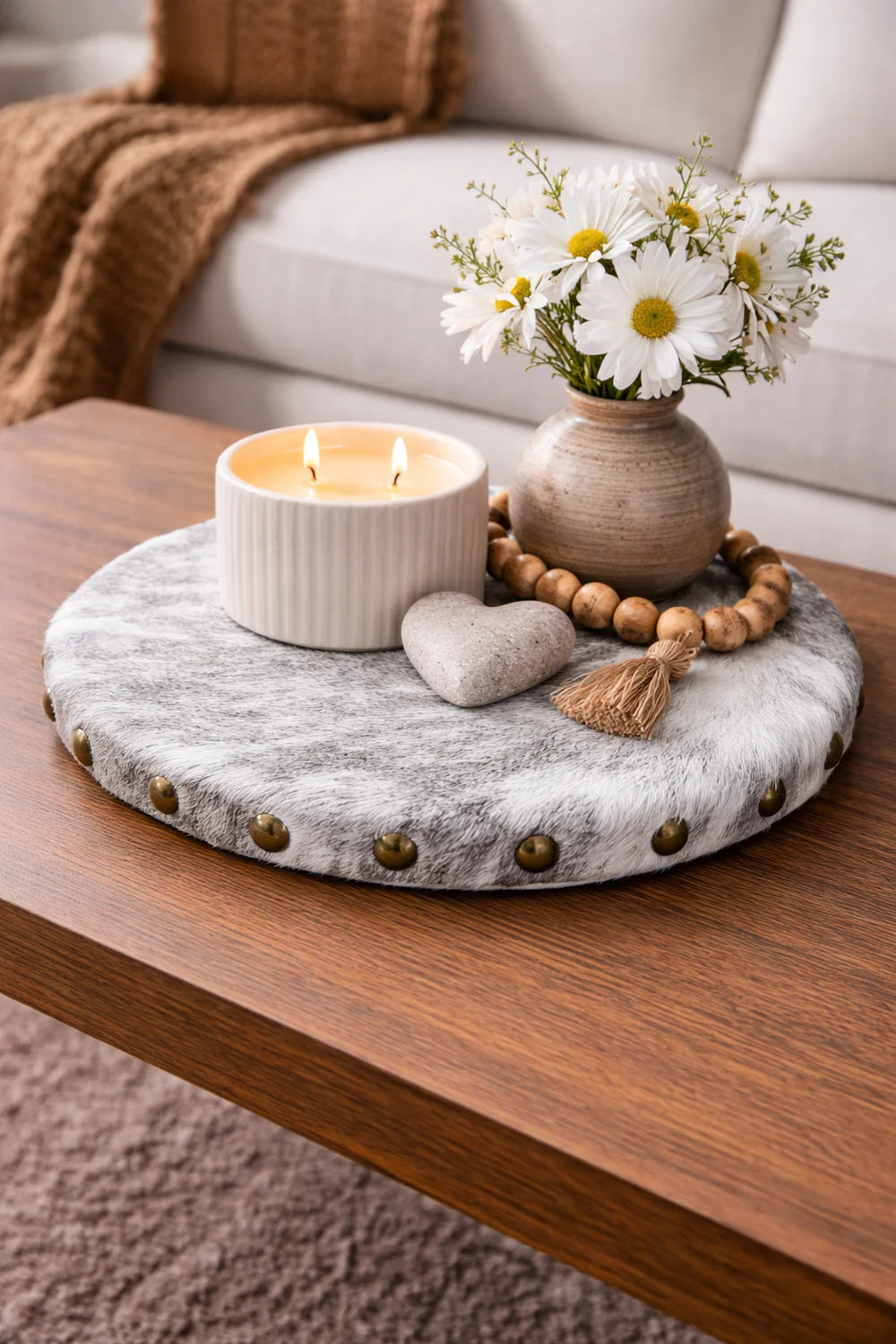 Light Brindle Turntable Lazy Susan