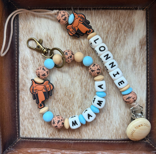 Horse Saddle Mama & Me Set