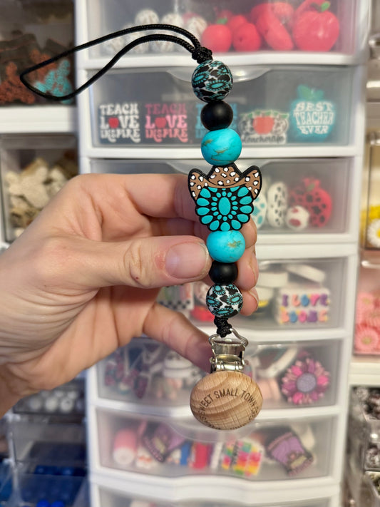 Western Concho Pacifier Holder