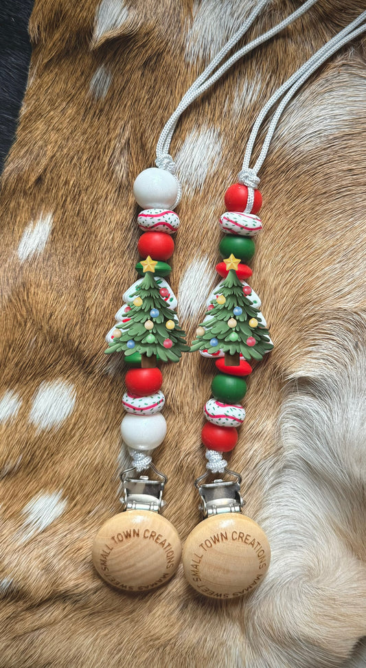 Christmas Tree Pacifier Holder