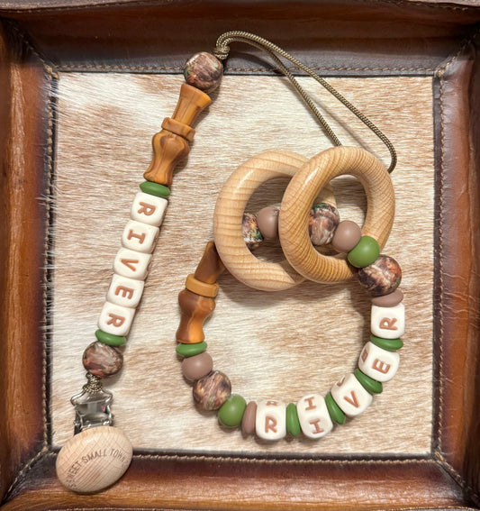 Duck Call Camo Teether Set